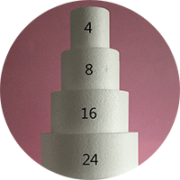 torte rund grosse portionen rund